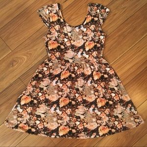 TARGET Xhilaration Splatter-Print Skater Dress